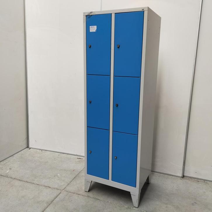 6-deurs CP lockerkast - 185x61x50 cm, Huis en Inrichting, Kasten | Lockerkasten, Gebruikt