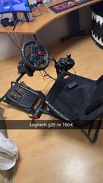 Logitech G29 Racestuur met stoel goedkoop, Ophalen of Verzenden, Gebruikt