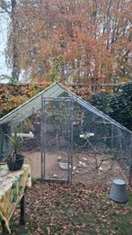 Vogel- kippen auminium volière ., Dieren en Toebehoren, Ophalen, Zo goed als nieuw, Aluminium, Volière