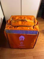 Thuisbezorgd rugzak + jassen/t-shirts, Ophalen of Verzenden, Gedragen, Overige maten, Oranje