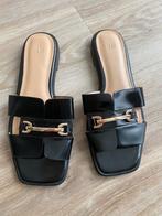 Mooie Zwarte Sandaaltjes H&M Mt. 36 ZGAN!, Slippers, Zwart, Ophalen of Verzenden, Zo goed als nieuw