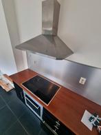 Kookplaat ,afzuigkap en oven te koop., Witgoed en Apparatuur, Kookplaten, Gebruikt, Gas, Vrijstaand, 4 kookzones