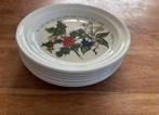 Portmeirion the holly & the ivy 6 ontbijtborden 22cm, Huis en Inrichting, Keuken | Servies, Nieuw, Ophalen of Verzenden, Bord(en)
