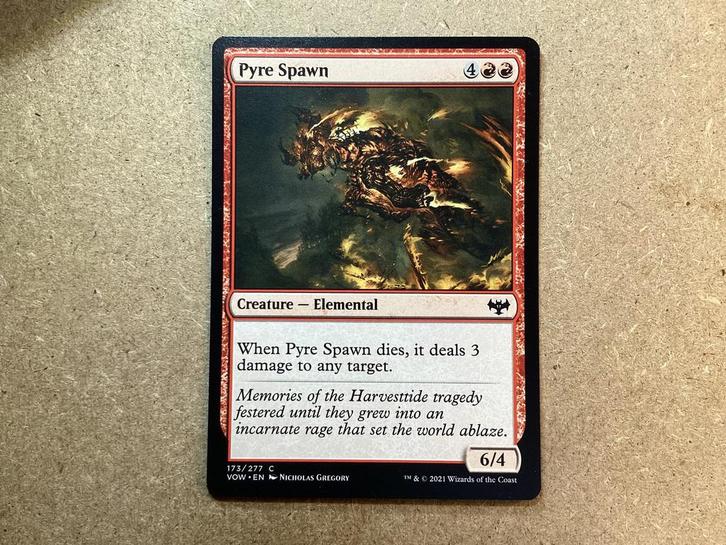 1x Pyre Spawn [173/277] (Near Mint), Hobby en Vrije tijd, Verzamelkaartspellen | Magic the Gathering, Zo goed als nieuw, Losse kaart