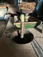 Antieke Franse kandelaar, Ophalen of Verzenden, Koper of Brons