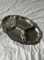 Vintage Franse inox serveerschaal /RVS hapjesschaal jaren 70, Ophalen, Overige materialen, Overige stijlen, Schaal of Schalen