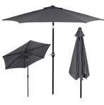 Parasol | Kantelbaar | Met Ventilatie | Graphite | Ø 250 cm, Ophalen, Kantelbaar, 2 tot 3 meter, Zo goed als nieuw