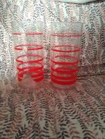 Kunststof Bekers met Rode Strepen, Ophalen of Verzenden