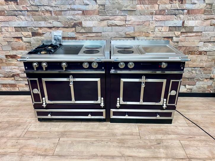 Prachtige Luxe La Cornue 3 pits + coupe de feu 4 zones 180cm, Witgoed en Apparatuur, Fornuizen, Zo goed als nieuw, Vrijstaand