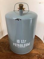 Oude grijze emaille petroleum schenk kan 10 liter, Antiek en Kunst, Antiek | Emaille, Ophalen of Verzenden