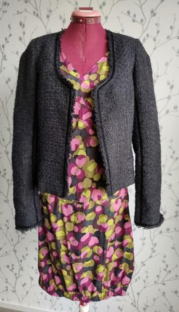 MAISON SCOTCH Zwart/Antrac. Blazer maat 2=38/40 beschikbaar voor biedingen