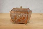 Antiek koperen doosje – P&S Dijkstra Sneek – Art Deco –, Ophalen of Verzenden