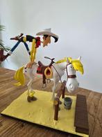 Lucky Luke & Jolly Jumper - Collectie Bang Bang - LMZ, Ophalen, Overige figuren, Nieuw, Beeldje of Figuurtje
