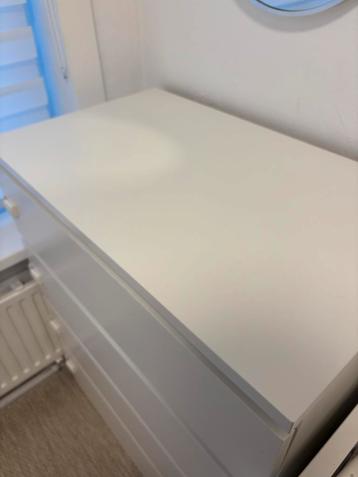 Ikea Malm Ladekast - Wit 80x100cm - afbeelding 4