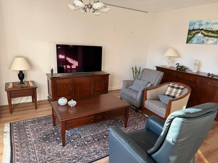 Eikenhouten Interieur Set: Dressoir, TV Kast, Tafels, Huis en Inrichting, Tafels | Bijzettafels, Gebruikt, Rechthoekig, Minder dan 45 cm