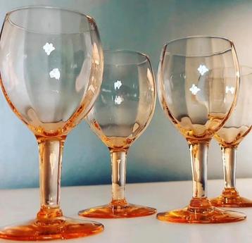 Rosaline likeurglaasjes, jeneverglaasjes, 4 stuks  beschikbaar voor biedingen