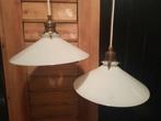 Opaline glas hanglampen , vintage glas hanglampen, Ophalen of Verzenden