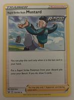 Rapid strike style mustard pokemon kaart, Hobby en Vrije tijd, Ophalen of Verzenden, Nieuw, Losse kaart