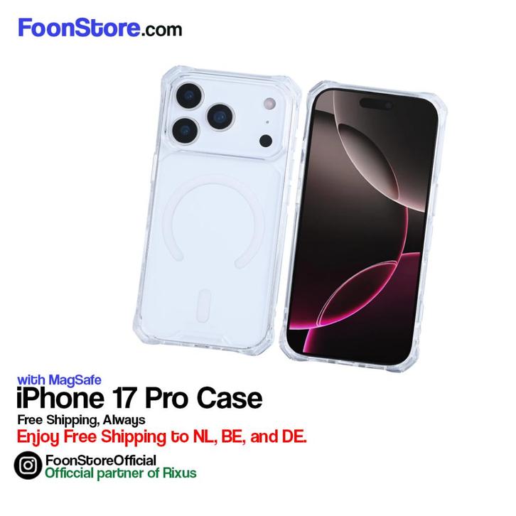 De Rixus Armor-X Anti-Shock Case met MagSafe - iPhone 17 Pro, Telecommunicatie, Mobiele telefoons | Hoesjes en Frontjes | Apple iPhone