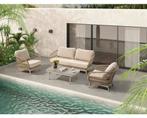 SenS-Line Carlijn Loungeset aluminium rope incl. zitkussens, Tuin en Terras, Ophalen of Verzenden, Veranda
