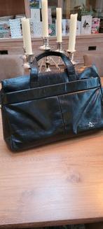 zwart leren dames laptoptas Castelijn en Beerens, Ophalen of Verzenden, 15 inch, Gebruikt, Aktetas
