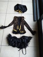 Pirate pakje zwart met gouden stiksels maat 152, Ophalen of Verzenden, Gebruikt, Meisje, Overige typen