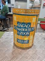 Antiek blik Cacao C.J. van Houten & Zoon, Weesp, Ophalen of Verzenden, Gebruikt, Overige