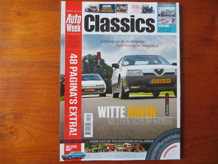 Autoweek Classics 13 2019 Alfa Romeo 164, Citroën XM, Iltis, Boeken, Auto's | Folders en Tijdschriften, Nieuw, Alfa Romeo, Ophalen of Verzenden