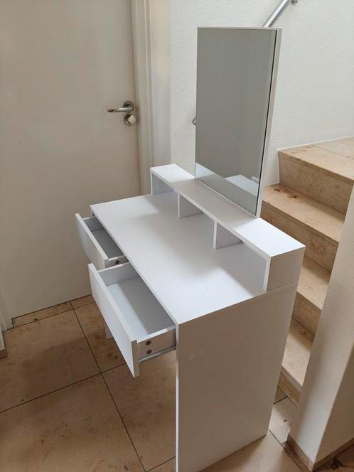Kaptafel, kist en wandrek voor "meisjeskamer", Huis en Inrichting, Tafels | Kaptafels, Zo goed als nieuw, Minder dan 100 cm, 50 tot 100 cm