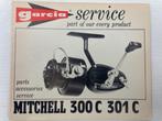 Garcia service boekje van Mitchell 300 C 301 C molen 539, Gebruikt, Ophalen of Verzenden, Molen