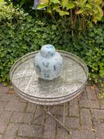 Gemberpot met Chinese afbeelding ; jaren 80-90, Ophalen of Verzenden, Zo goed als nieuw, Minder dan 50 cm