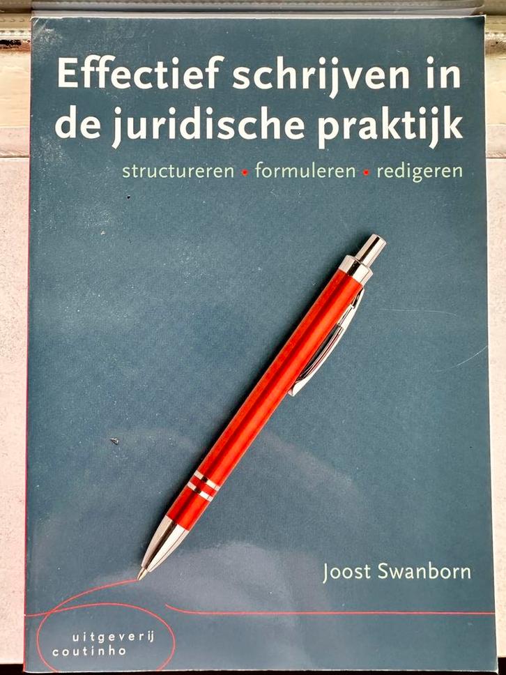 HBO Rechten - Effectief schrijven in de juridische praktijk, Boeken, Wetenschap, Zo goed als nieuw, Sociale wetenschap, Ophalen of Verzenden