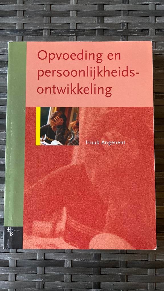 Opvoeding en persoonlijkheidsontwikkeling, Boeken, Gelezen, Sociale wetenschap, H. Angenent, Ophalen of Verzenden
