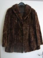 Prachtige nertsbont-mantel ELEGANCE DE PARIS 42-44 snazzeys, Kleding | Dames, Jassen | Winter, Bruin, Verzenden, Maat 42/44 (L)