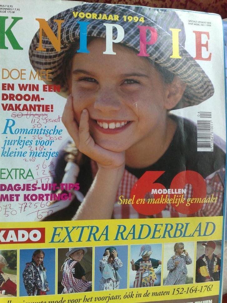 Knippie Kindermode voorjaar 1994 , maten 68 t/m 176, Hobby en Vrije tijd, Kledingpatronen, Gebruikt, Kind, Knippie, Verzenden