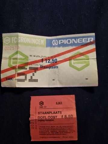 Oude toegangskaartjes FC Groningen tegen Ajax beschikbaar voor biedingen