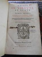 Antiek boek uit abdijbibliotheek in België. 1613, Antiek en Kunst, Antiek | Boeken en Bijbels, Ophalen