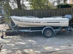 Texas 360 Aqualine DarekCo, Yamaha 8pk 4takt & kanteltrailer, Ophalen, Tot 10 pk, Zo goed als nieuw, 3 tot 6 meter