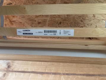 Grenen bedframe 140x200 cm, IKEA Neiden incl. lattenbodems - afbeelding 4