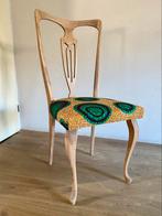 Art Deco African Print restyled stoel, Huis en Inrichting, Stoelen, Ophalen, Overige kleuren, Zo goed als nieuw, Eén