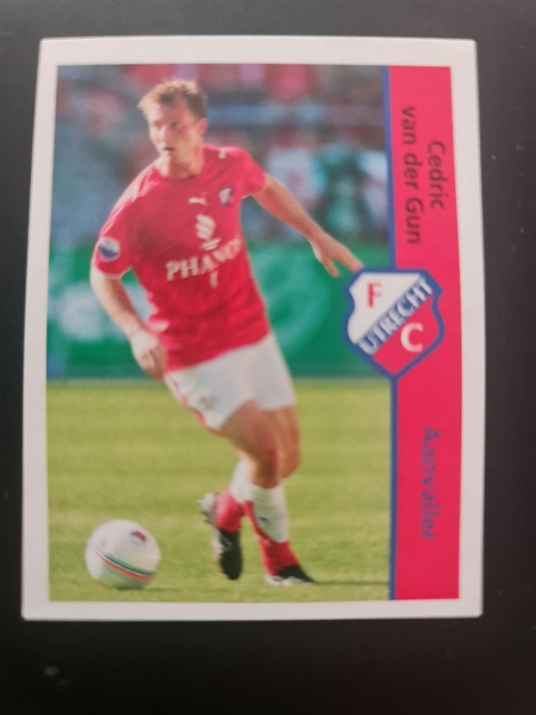 Cedric van der Gun F.C. Utrecht Spelerskaart, Ophalen of Verzenden, Nieuw, F.C. Utrecht, Spelerskaart