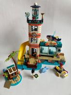 41380 Lego Friends Vuurtoren Reddingscentrum zeehond dolfijn, Ophalen of Verzenden, Zo goed als nieuw, Complete set, Lego