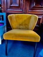 2 oker gele fauteuils, Huis en Inrichting, Fauteuils, Ophalen, Zo goed als nieuw, 75 tot 100 cm, 50 tot 75 cm