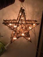 2x kerst ster met verlichting, Ophalen, Zo goed als nieuw