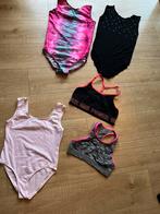 152 158 setje zwart turnpak Zwart pakje setje sporttop, Gebruikt, Zwart, Ophalen of Verzenden, Turnpak(je)