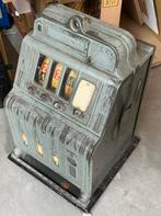 Antieke slotmachine MILLS TURA, Verzamelen, Automaten | Gokkasten en Fruitautomaten, Overige munten, Ophalen, Gebruikt, Met sleutels