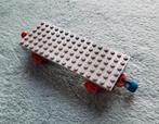 Lego trein duw & 4,5 Volt blauwe rails wagon onderstel., Ophalen of Verzenden, Gebruikt, Losse stenen, Lego