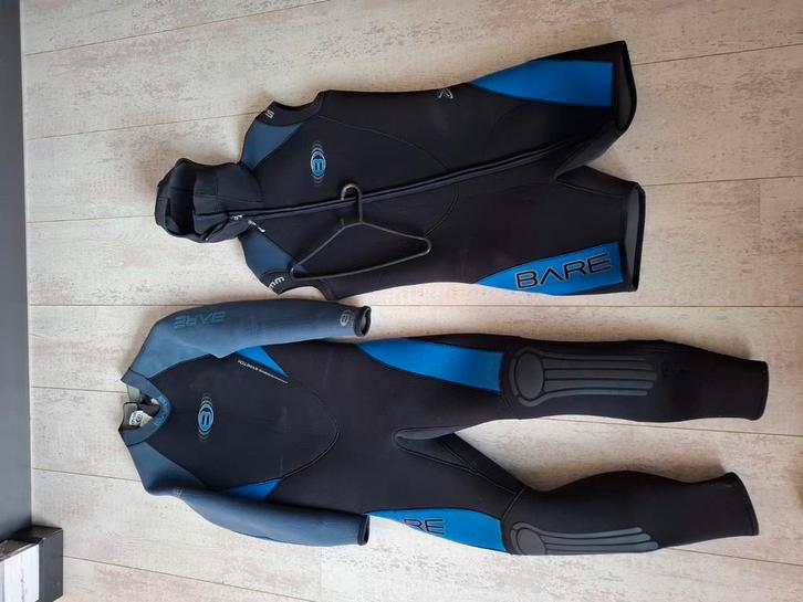 2 delig duikpak van Bare. Ook ideaal om te kitesurfen, Watersport en Boten, Duiken, Gebruikt, Duikpak, Ophalen of Verzenden