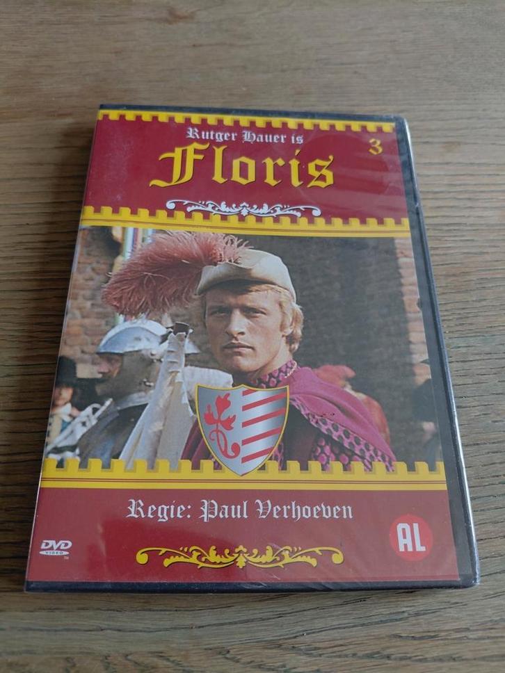 Floris deel 3 dvd. Nieuw in seal! Rutger Hauer., Cd's en Dvd's, Dvd's | Kinderen en Jeugd, Nieuw in verpakking, Tv fictie, Avontuur