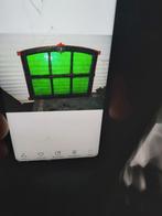 Oude raamkozijnen met groen glas, Antiek en Kunst, Ophalen of Verzenden